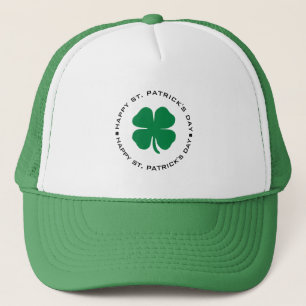 Boné Happy St. Patrick's Day Shamrock Lucky Charm
