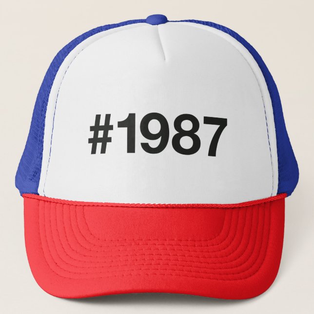 Boné Hashtag 38 Aniversário de Aniversário do Aniversár (Frente)