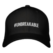 Hashtag #UNBREAKABLE FlexFit Hat