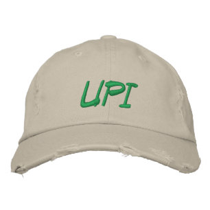 Boné Hat Ajustável da Torn Antiga da UPI