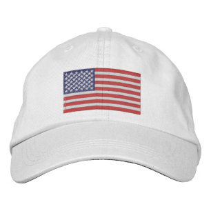 Boné Hat American Flag Embroiderado