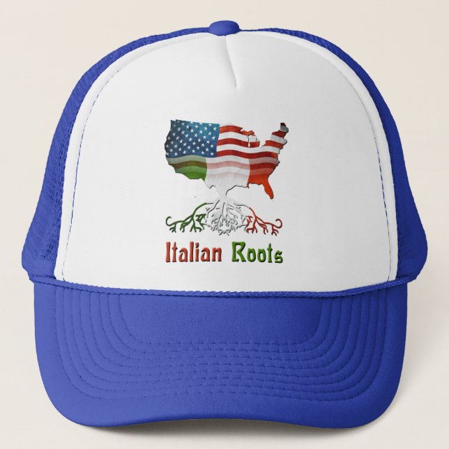 Boné Hat Ancestral Italiano Americano (Frente)