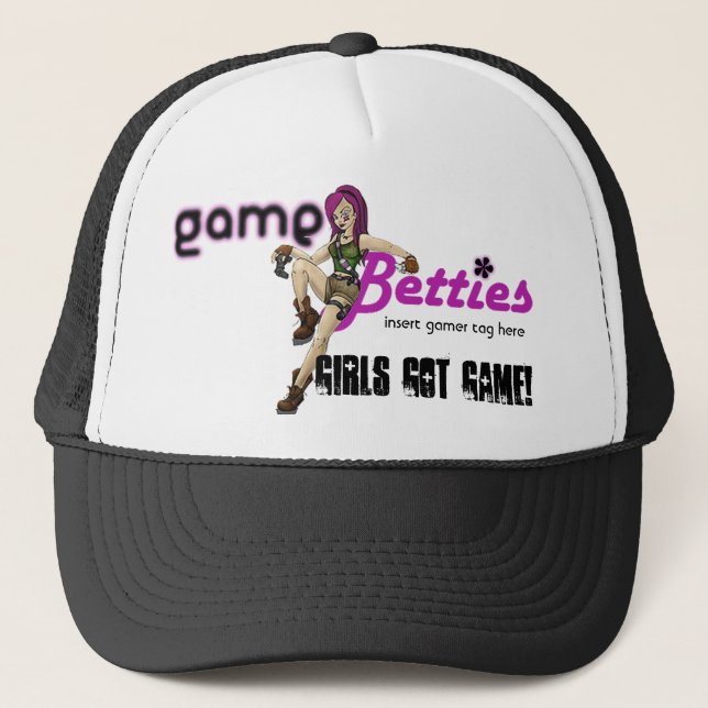 Boné hat_Black de GameBetties (Frente)