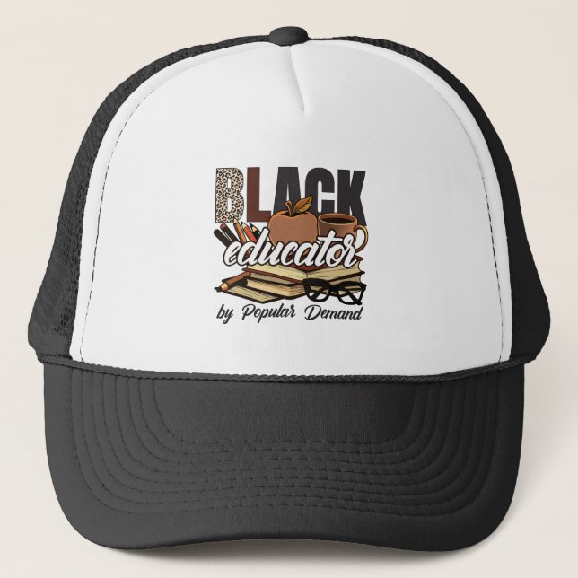 Boné Hat-Black History Month Trucker Cap (Frente)