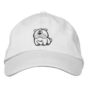 Boné Hat bordado do Bulldog em Mesmerização
