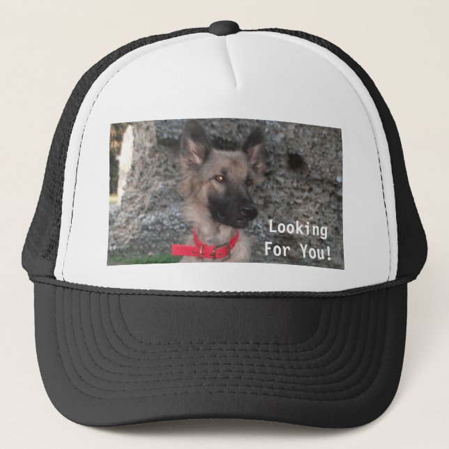Boné Hat com German shepherd (Frente)
