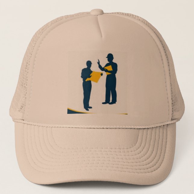 BONÉ HAT CONSTRUTION QUE BEIGE PERSONALIZA (Frente)