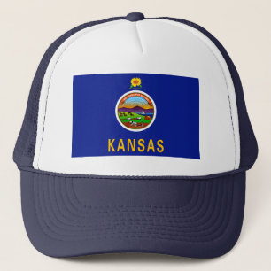 Boné Hat da Bandeira do Kansas