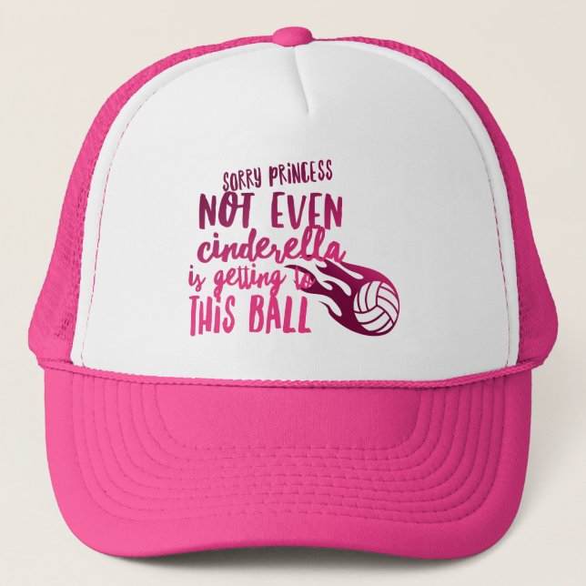 Boné Hat da Princesa de Voleibol (Frente)