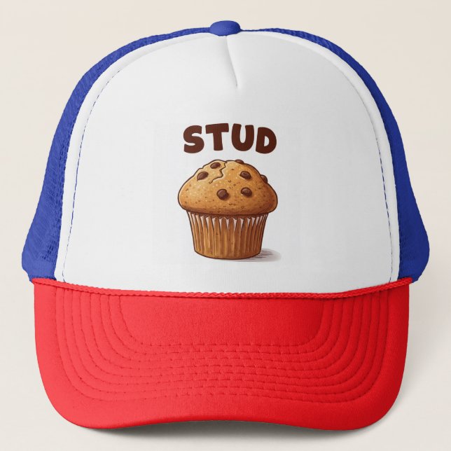 Boné Hat de caminhoneiro de Muffin (Frente)