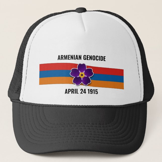 Boné Hat de Caminhoneiro do Genocídio Armênio (Frente)