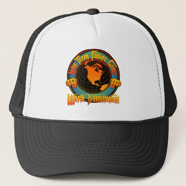 Boné Hat de Dominação Mundial (Frente)