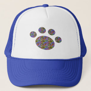 Boné Hat de Paw Multicolorido