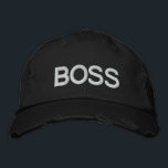 Boné Hat do BOSS<br><div class="desc">Mostre quem é o melhor cão com este chapéu do BOSS. Excelente para o chefe de um departamento ou só para mostrar quem é o verdadeiro responsável! Personalização completa disponível para ajustado das suas necessidades!</div>