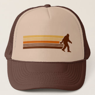 Boné Hat do caminhão com Design de Sasquatch Retro