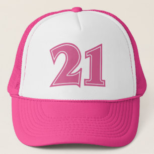 Boné Hat do Caminhoneiro de aniversário de 21 anos