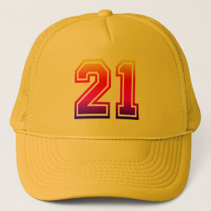 Boné Hat do Caminhoneiro de aniversário de 21 anos