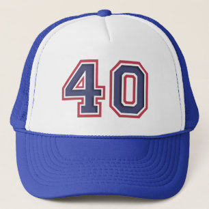Boné Hat do Caminhoneiro de aniversário de 40 anos