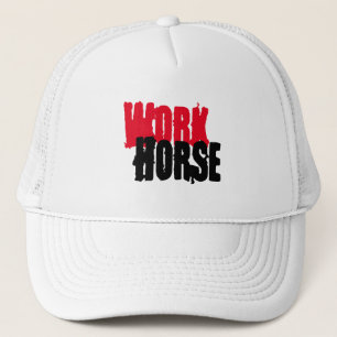Boné Hat do Caminhoneiro de Cavalo de Trabalho