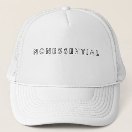 Boné Hat do Caminhoneiro Não-essencial