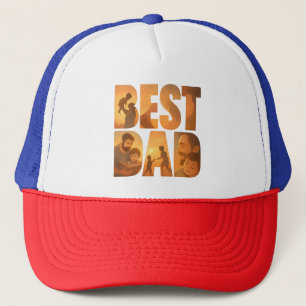 Boné Hat do caminhoneiro retrô do Pai mais novo