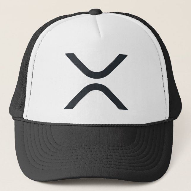 Boné Hat do Conversor do Logotipo "X" XRP (Frente)