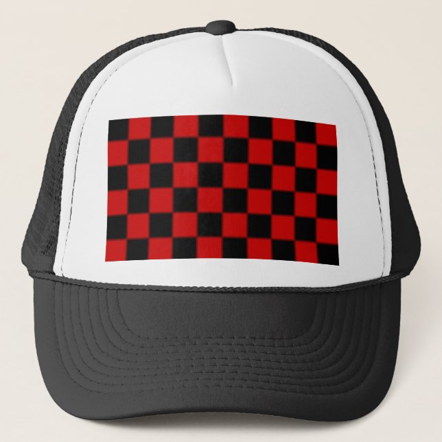 Boné Hat do padrão do verificador (Frente)