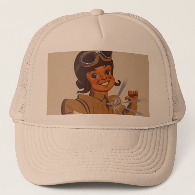 Boné Hat do Poster vintage WII (Frente)