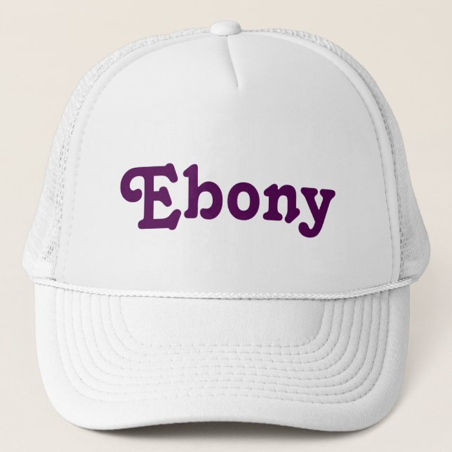 Boné Hat Ebony (Frente)