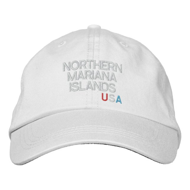 Boné Hat Personalizado das Ilhas Mariana norte (Frente)