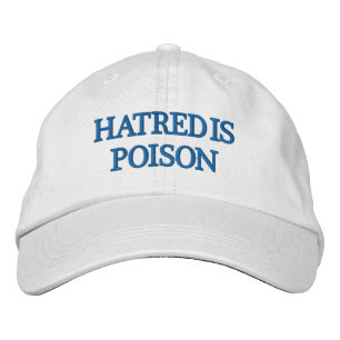 Boné Hatred é veneno - Letra azul Hat