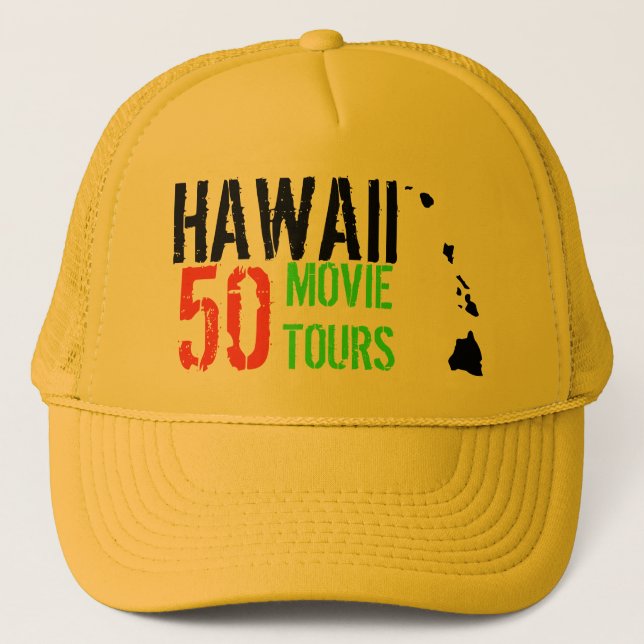 BONÉ HAWAII 50 TORRES DE FILMES (Frente)