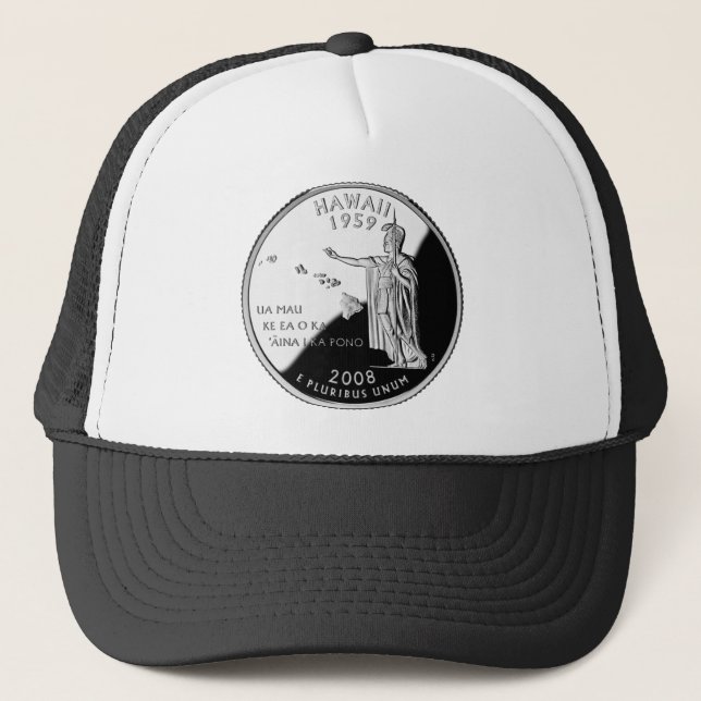 Boné Hawaii State Faux Quarter (Frente)