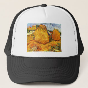 Boné Haystacks em Provence por Van Gogh.