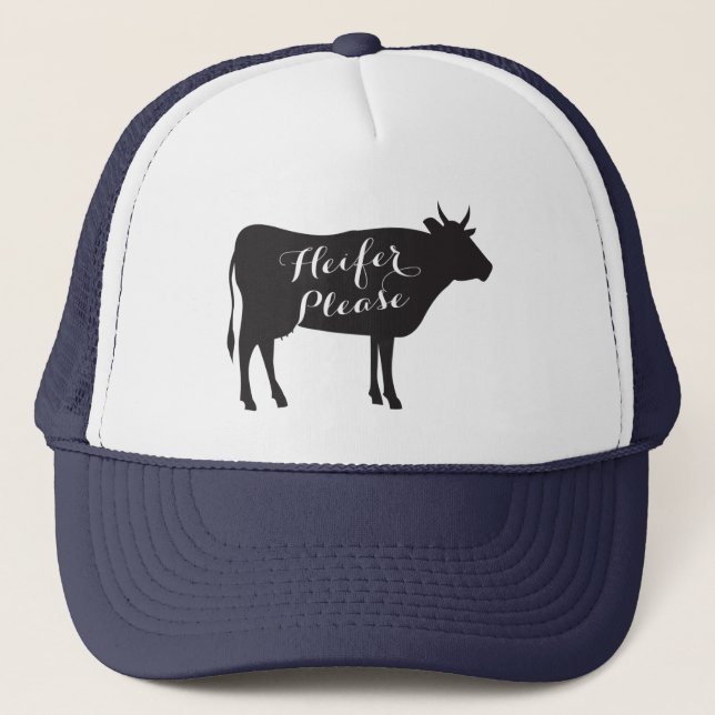Boné Heifer Por Favor Trucker Hat (Frente)