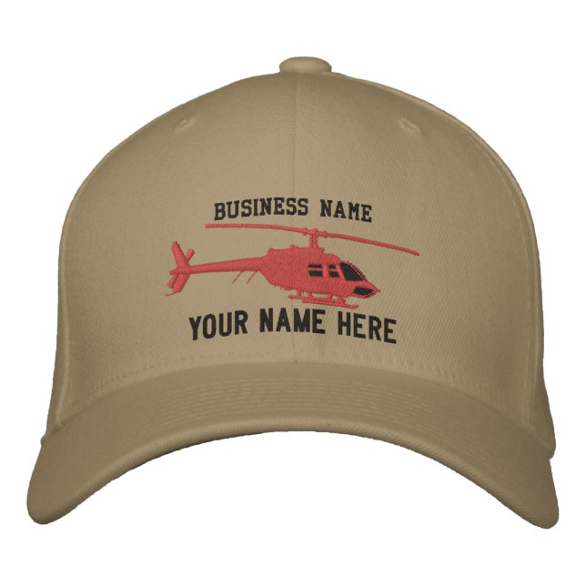 Boné Helicóptero Chopper Silhoufy Personalizar Isto (Frente)