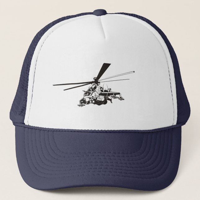 Boné Helicóptero de desenho "Hind" (Frente)