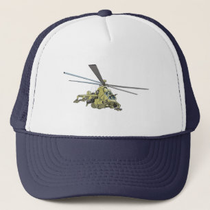 Boné Helicóptero de desenho "Hind"