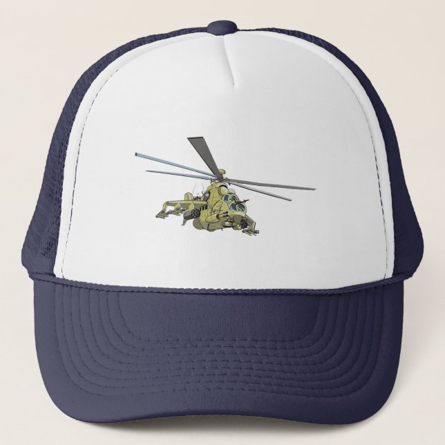 Boné Helicóptero de desenho "Hind" (Frente)