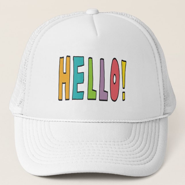 Boné Hello! (Frente)
