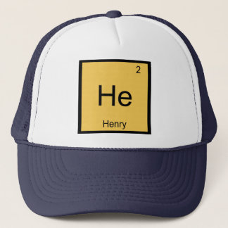 Boné Henry Nome Elemento Químico Tabela Periódica