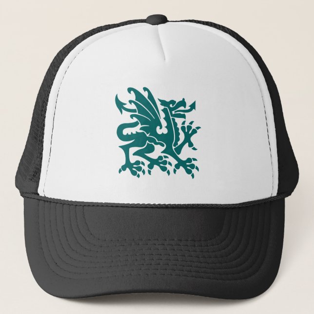 Boné Heraldic Dragon 01 - Moss Green (Frente)