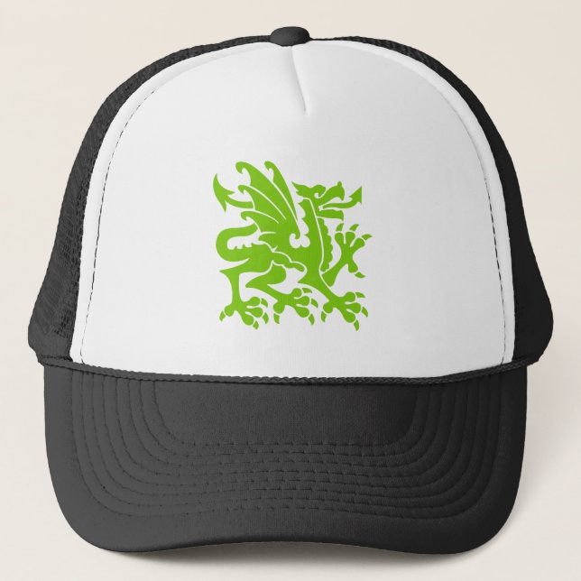 Boné Heraldic Dragon 01 - Verde marciano (Frente)
