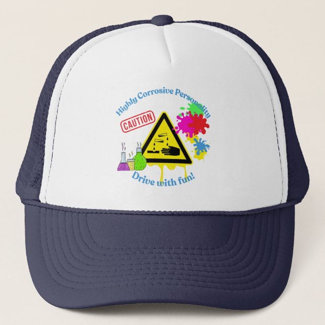 Boné Highly Corrosive Personality Class 8 ADR Trucker (Frente)