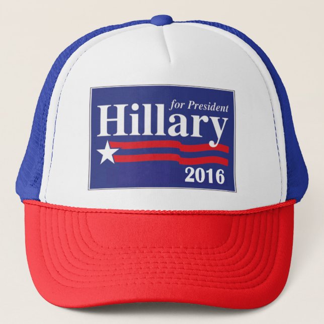 Boné Hillary Clinton para o chapéu do presidente 2016 (Frente)