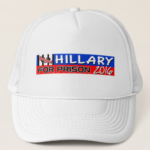 Boné Hillary para a prisão 2016!