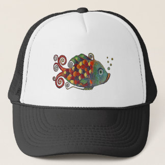 Boné Hippie artística dos peixes lunáticos