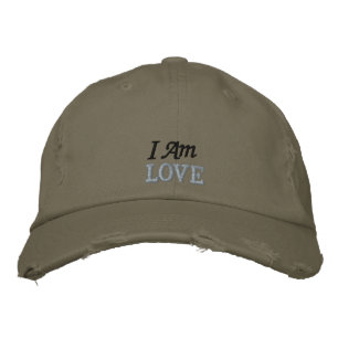 Boné Hippie I Am Love Cote Pink Green Rustic