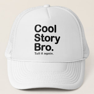 Boné História legal Bro. Chapéu