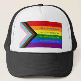 Boné Histórias Importam Orgulho Gay Interseção Bandeira